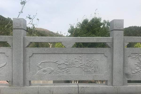 南阳市大连河道石栏杆来图定制
